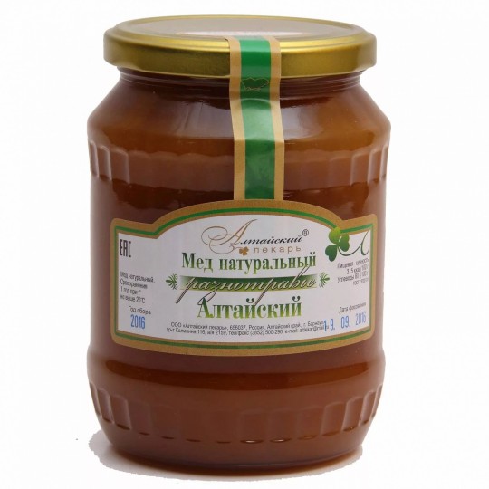 МЕД ЛУГОВОЕ РАЗНОТРАВЬЕ 1КГ