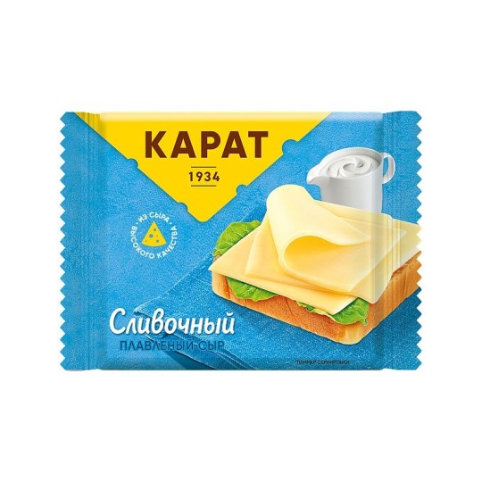 КАРАТ СЛИВОЧНЫЙ ПЛАВ СЫР ЛОМТ 150ГР