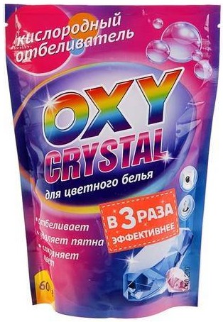 Отбеливатель Oxy Crystal кислородный для цветного белья 600 г