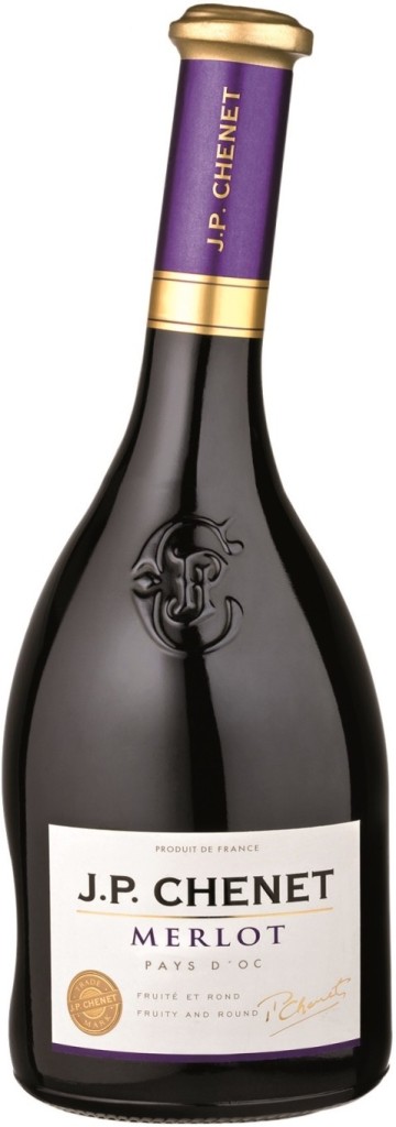 Вино J. P. Chenet, Merlot, Pays d'Oc IGP красное полусухое 13% 0,75 л. (Франция)