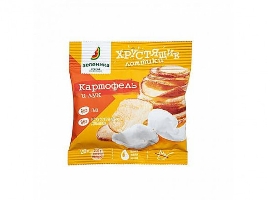 "Зеленика" хрустящие овощные ломтики/ 20 гр
