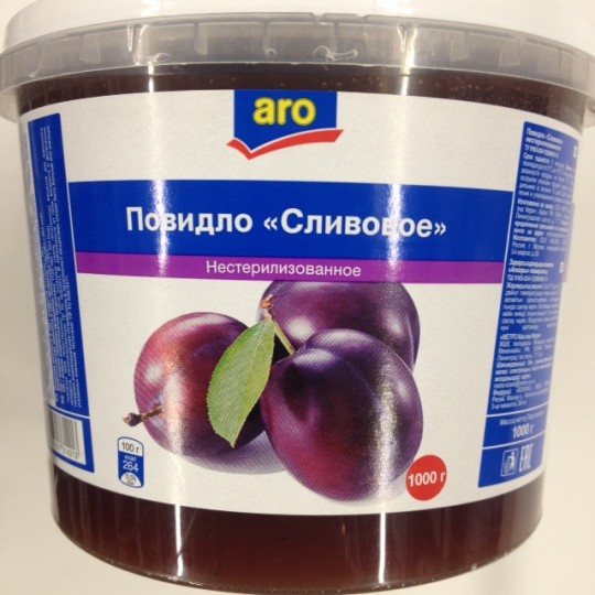 1000Г ПОВИДЛО СЛИВОВОЕ ARO
