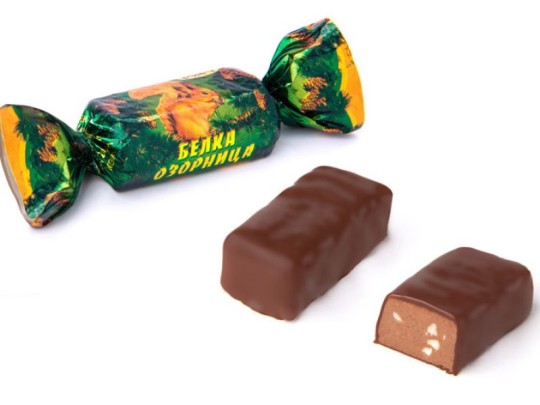 Конфеты белка озорница Рахат, вес.