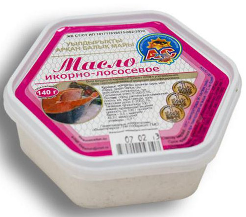 Масло икорно-лососевое пл/б 140 гр