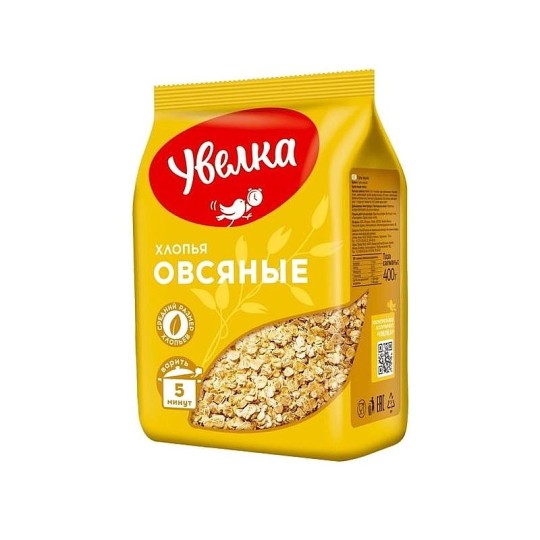  УВЕЛКА| Хлопья Овсяные 400 грамм