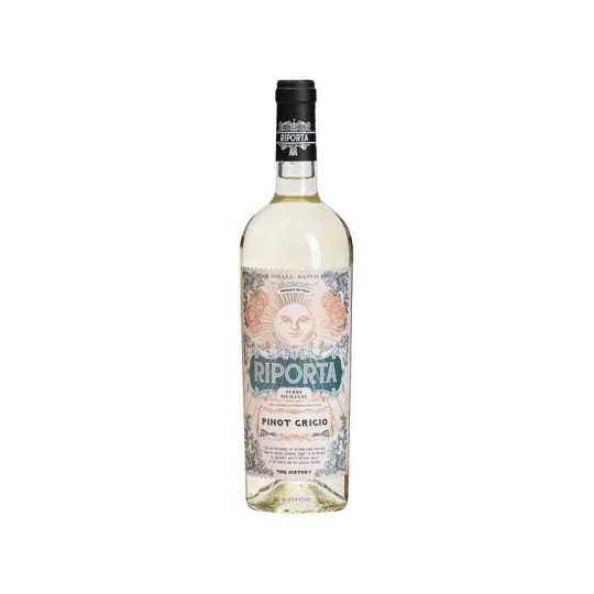 ВИНО RIPORTA PINOT GRIGIO TERRE SICILIANE Б/СУХ 12.5% 0.75Л