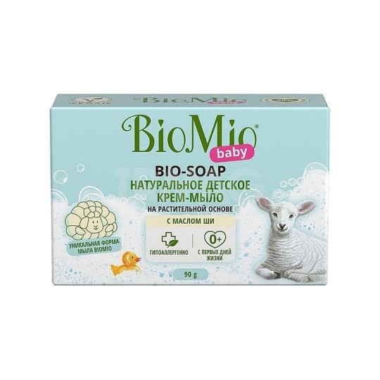 КРЕМ-МЫЛО ДЕТСКОЕ BIOMIO BABY BIO CREAM-SOAP 90ГР