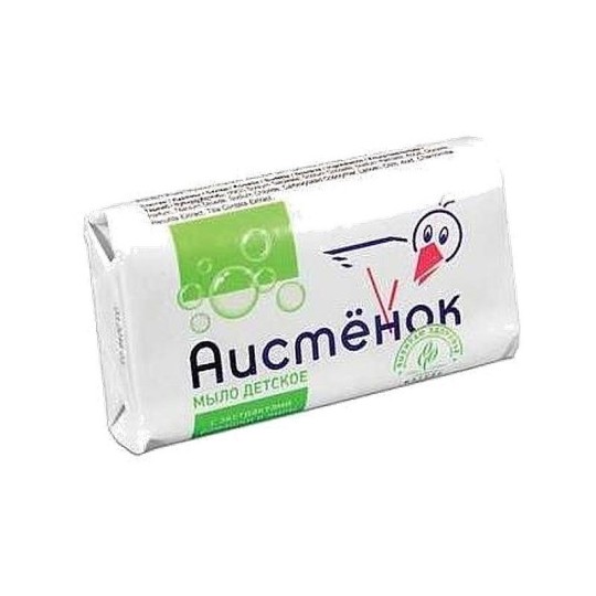 Мыло детское Аистенок с экстрактами ромашки и липы 70 г