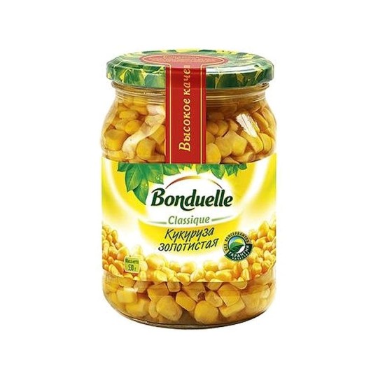 Кукуруза золотистая Bonduelle 580мл