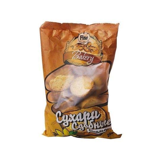 Сухари Fine Bakery сдобные ванильные 350 г