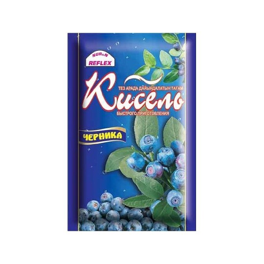 Кисель Reflex быстрого приготовления черника 80 г