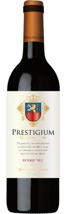 Вино Prestigium Rouge sec красное полусухое 12,5% 0,75 л. (Франция)