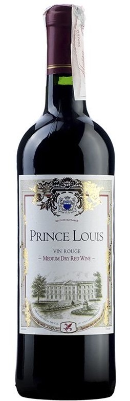 Вино Prince Louis красное сухое 10% 0.75л  (Франция)