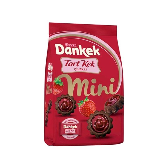 КЕКС DANKEK MINI TART ШОКОЛАДНО-КЛУБНИЧНЫЙ 150Г