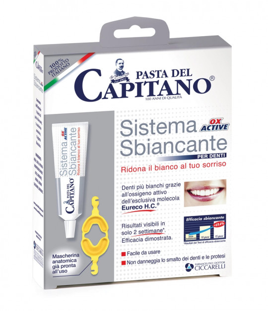 Система отбеливания зубов Pasta Del Capitano Ox-Active 50мл