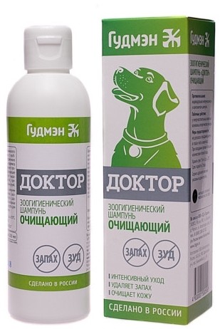 Зоогигиенический шампунь Гудмэн очищающий для собак 200мл