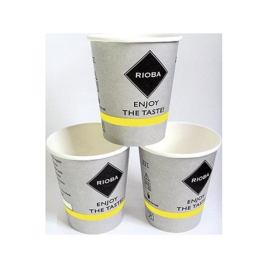 Бумажные стаканы для кофе RIOBA, 200мл х 50 шт