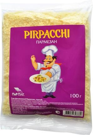 Сыр Пармезан PIRPACCHI Тертый 38%, 100г