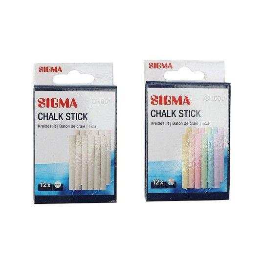 12ШТ МЕЛ БЕЛАЯ SIGMA