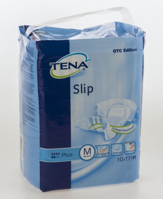 10ШТ.ПОДГ.TENA SLIP+ MED BR