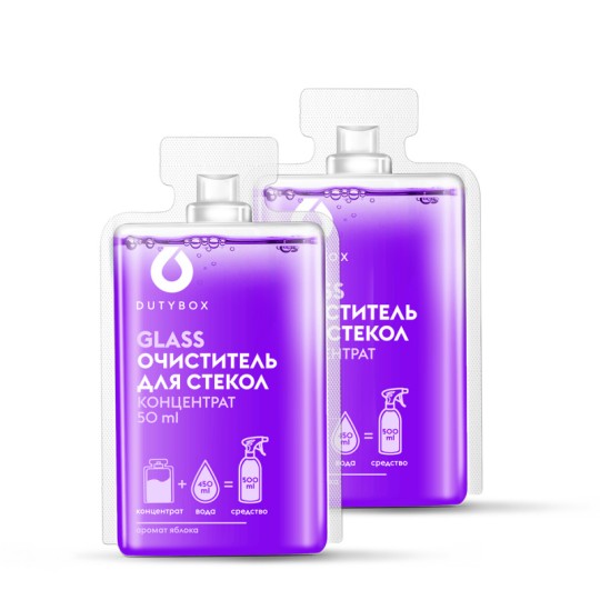  Dutybox Концентрат средство для мытья стекол и зеркал 50МЛ