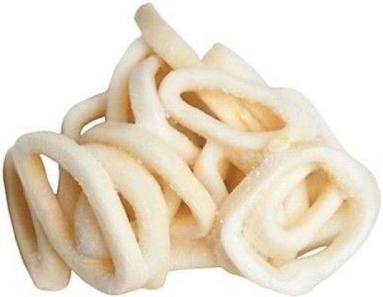 Кальмар кольца очищенные замороженные 1 кг.