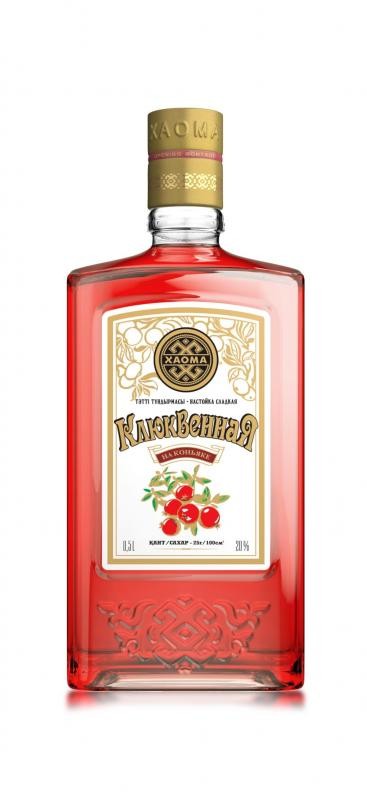 Алмас настойка сладкая Клюква 0,5 л.