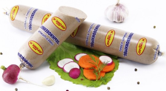 Колбаса Обыкновенная ливерная Рубиком