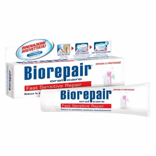 BIOREPAIR Паста зубная Fast Sensitive repair 75 мл