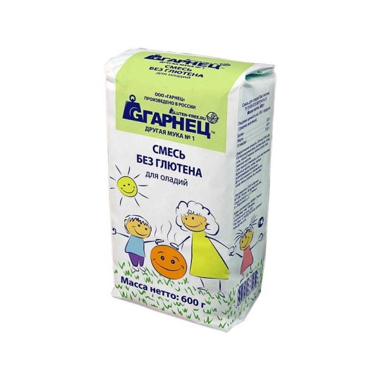 Смесь для оладий Гарнец без глютена 600 г