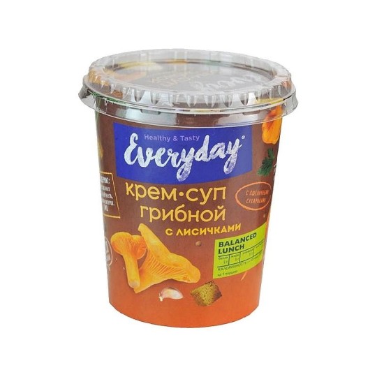 Крем-суп Everyday грибной с лисичками и пшеничными сухариками 32 г