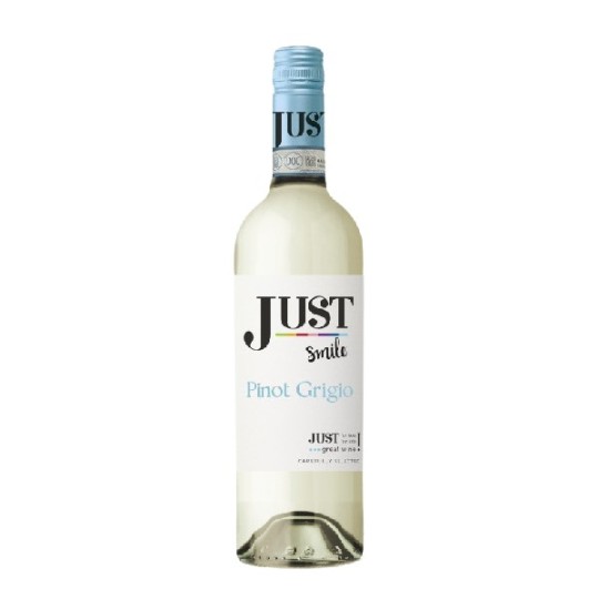 Вино белое Just Pinot Grigio полусухое 12,5% 0,75 л