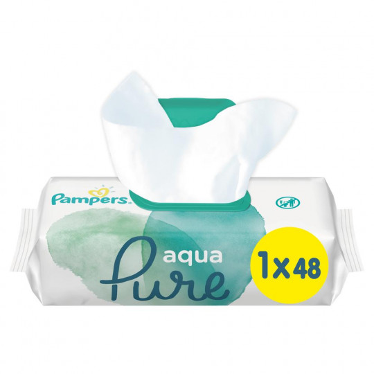Детские важные салфетки Pampers Aqua Pure, 48 шт.