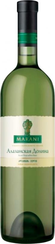 Вино Marani Алазанская долина белое полусладкое 12% 0,75 л (Грузия)
