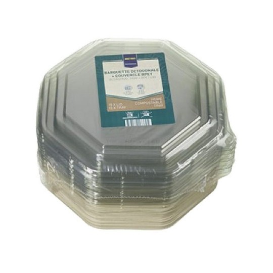 "METRO PROFESSIONAL" Бокс восьмиугольный 830 мл 15 шт