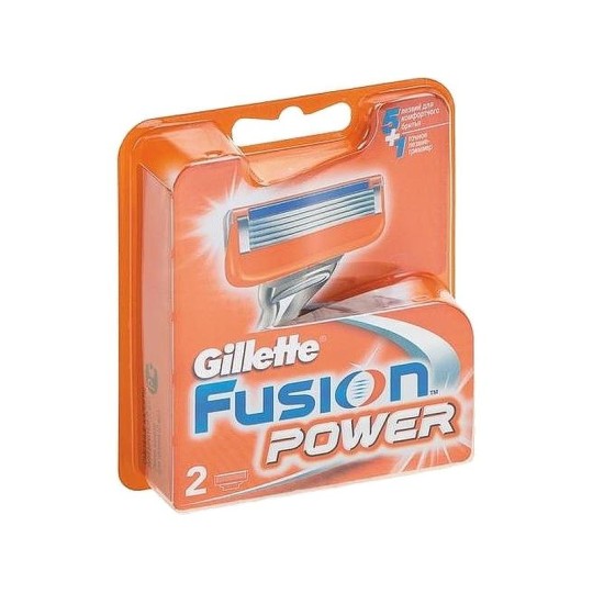 Кассета для станка GILLETTE FUSION POWER, 2шт