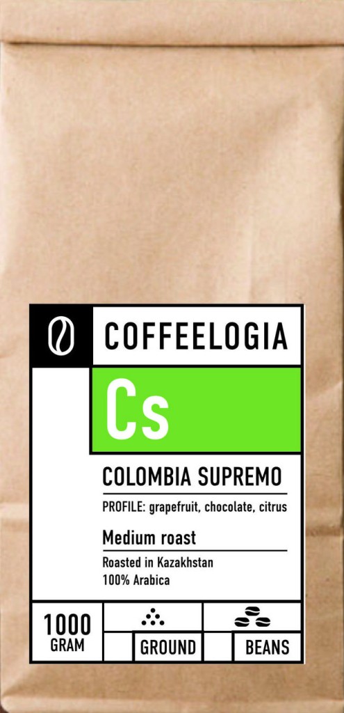 Кофе Coffeelogia Colombia Supremo Medium  roast  250 гр
