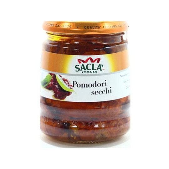 Помидоры  SACLA вяленые в подсолнечном масле, 280 гр, стеклянная банка 