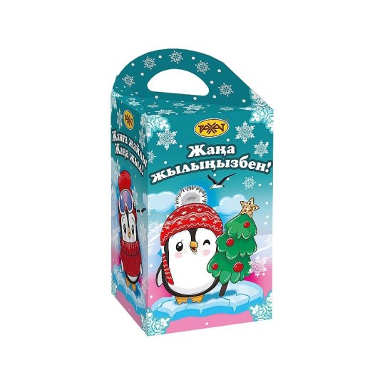  ПОДАРОК НОВОГОДНИЙ РАХАТ ПИНГВИН ЛОЛО 800Г КАРТ/УП