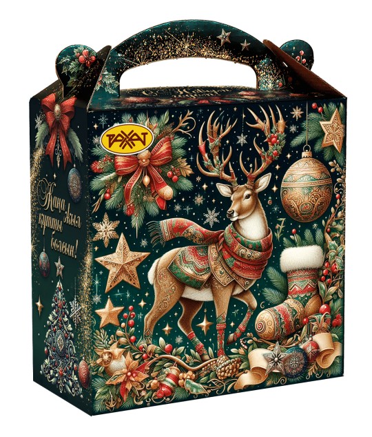НОВГОДНИЙ ПОДАРОК РАХАТ НОВОГОДНИЙ ПЕЙЗАЖ 900ГР