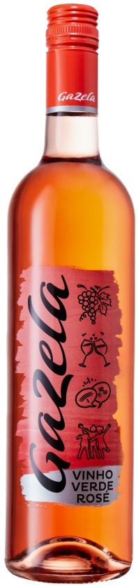 Вино розовое полусухое Gazela Vinho Verde Rose 9,5% 0,75л (Португалия)