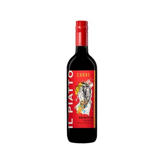 Вино Il Piatto Primitivo Igt Salento 2021 Красн.Сух. 13% 0,75 л