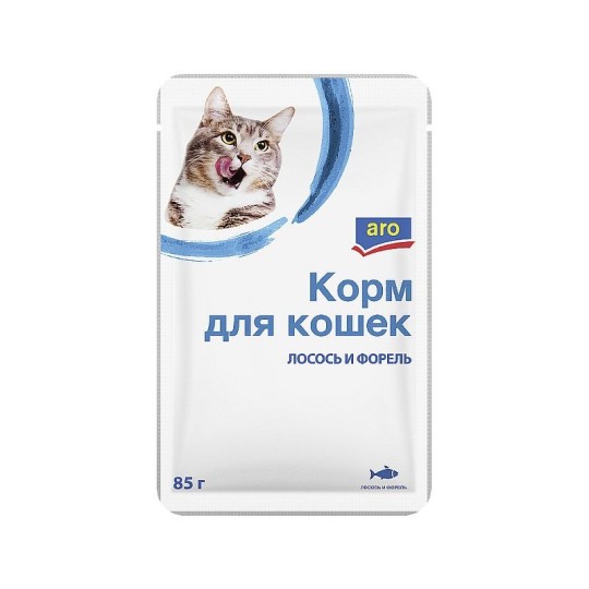 85Г КОРМ ДЛЯ КОШЕК В СОУСЕ ARO