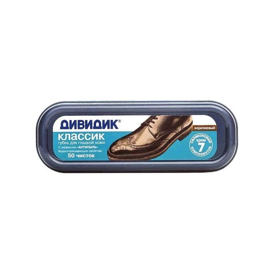 Губка Дивидик Классик коричневая