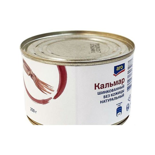 Кальмар шинкованный Aro без кожицы натуральный 250 г