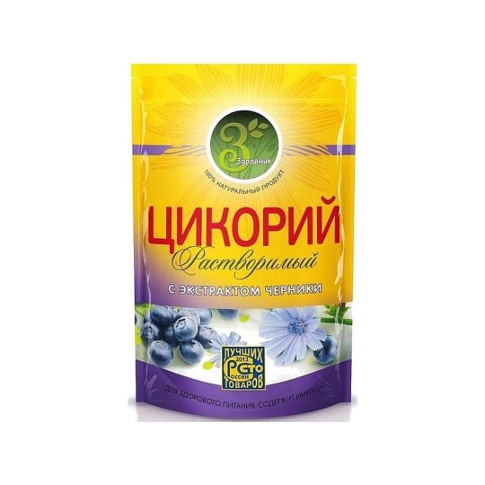 Цикорий Здравник растворимый с экстрактом черники 85 г