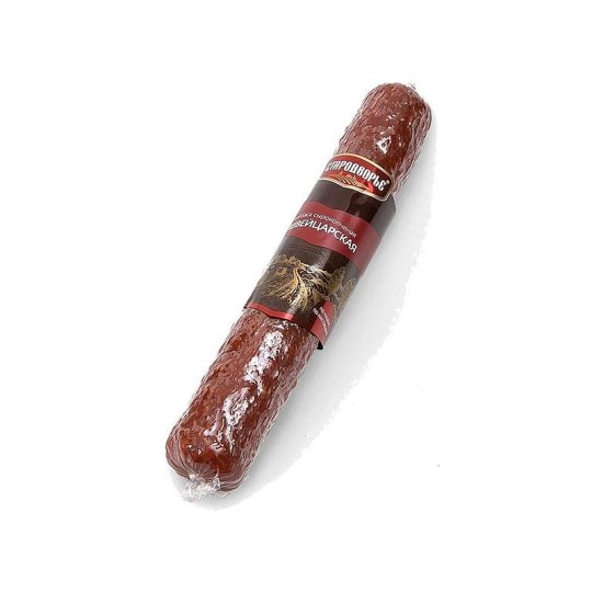 Колбаса "СТАРОДВОРЬЕ"  Швейцарская; сырокопченая  170 гр