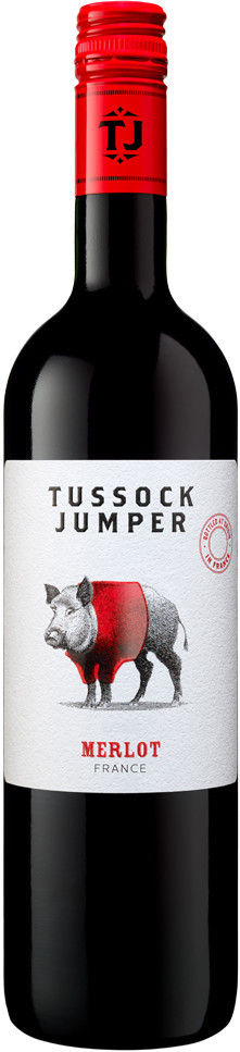 Вино красное Tussock Jumper Merlot сухое 0,75 л (Франция)
