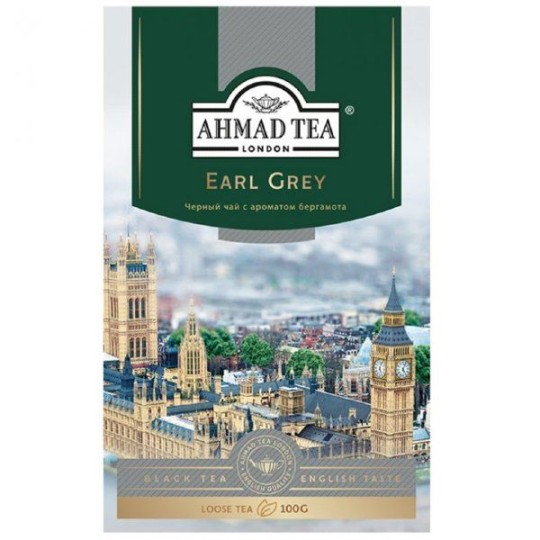 AHMAD TEA| чай черный  "EARL GREY" 100 г