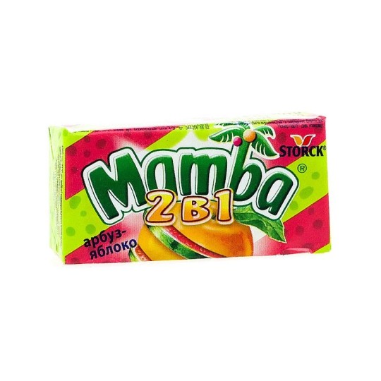 Жевательная конфета Мамба 2-в-1 26,5 гр.